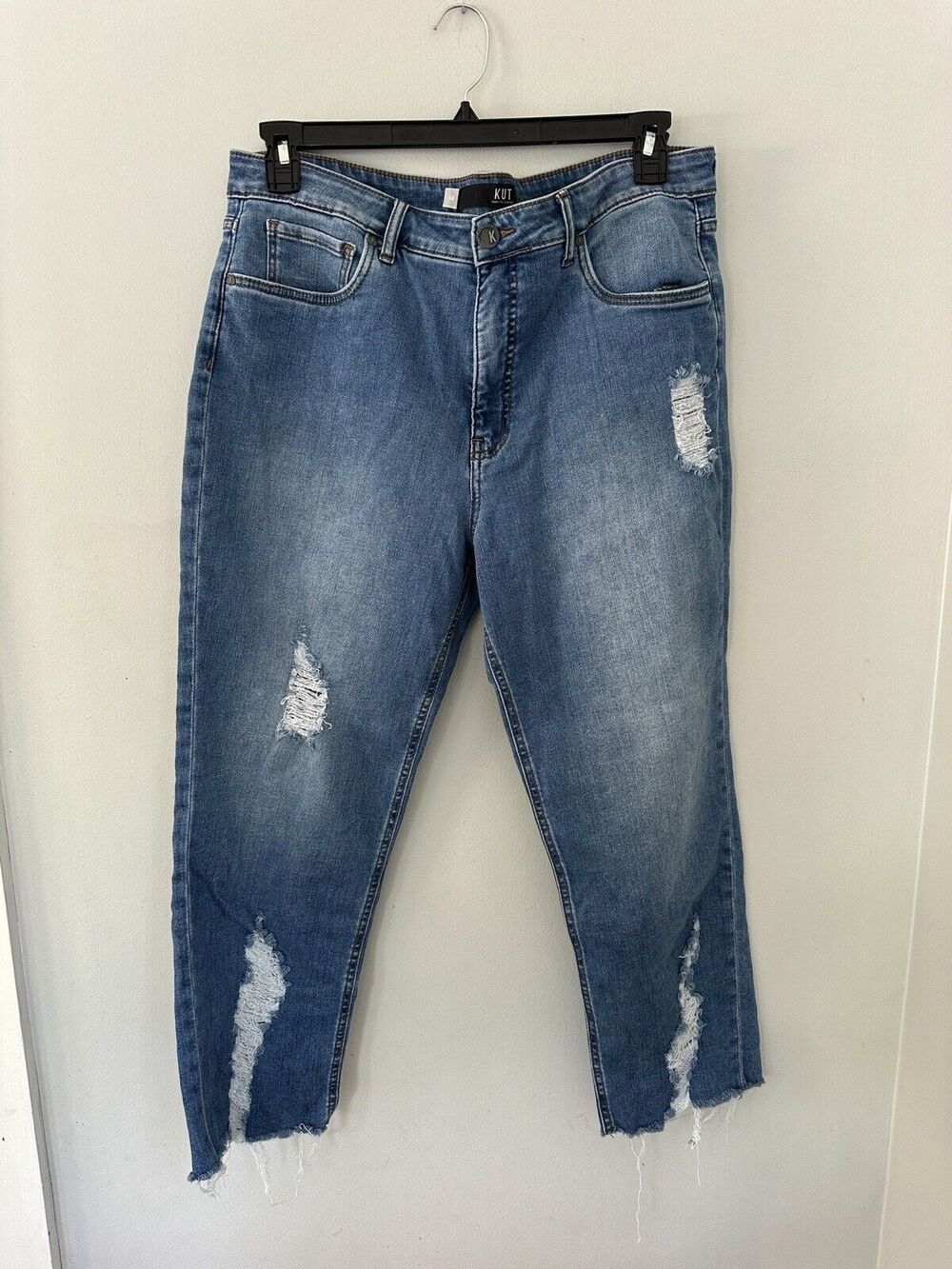 KUT from the Kloth Jeans Womens Size 14 Distressed